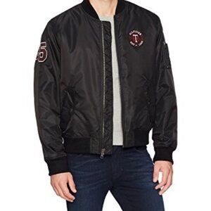 Men's Black Bomber Jacket